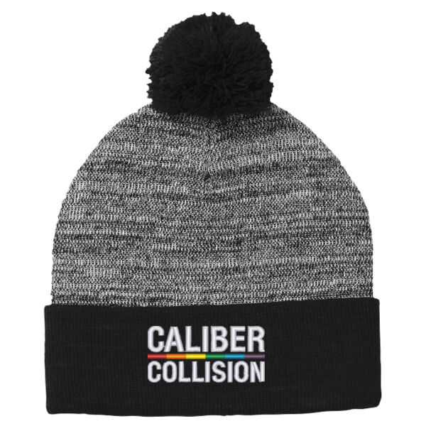 Heathered Pom Pom Beanie Thumbnail